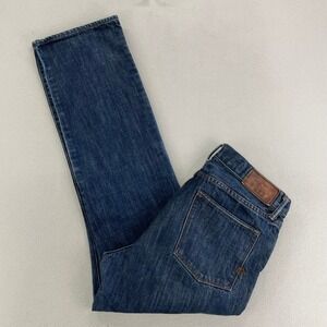 Martin + Osa Jeans Mens‎ 32/30 Blue Dark Wash Denim Vintage Slim Fit Workwear